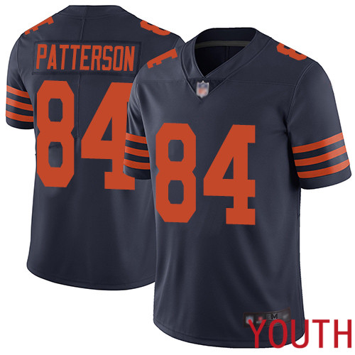 Chicago Bears Limited Navy Blue Youth Cordarrelle Patterson Jersey NFL Football #84 Rush Vapor Untouchable->youth nfl jersey->Youth Jersey